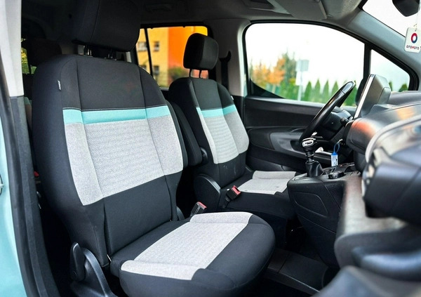 Citroen Berlingo cena 62500 przebieg: 155000, rok produkcji 2018 z Łódź małe 466
